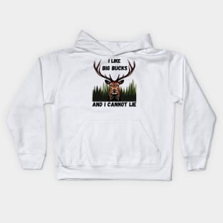 I Like Big Bucks Kids Hoodie